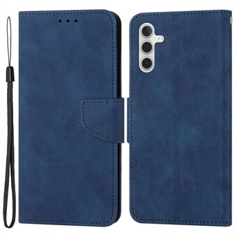 For Samsung Galaxy A14 5G Wallet Phone Case Magnetic Closure Stand Flip Solid Color PU Leather Protective Phone Cover