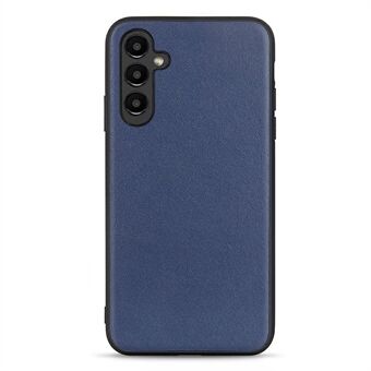 For Samsung Galaxy A14 5G / A14 4G Shockproof Cell Phone Cover Textured Genuine Leather Coated TPU Phone Case