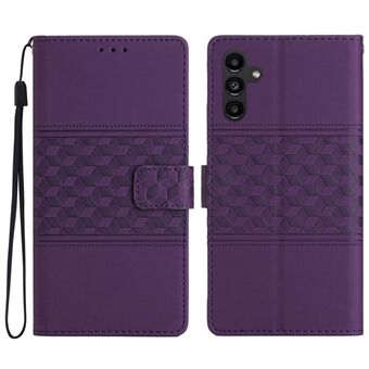 Skin-touch Feeling Phone Case for Samsung Galaxy A14 5G, Wallet Retro Imprinted Pattern Stand Leather Phone Cover