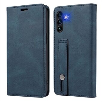 For Samsung Galaxy A14 5G Wallet Magnetic Leather Phone Stand Case Wristband Cell Phone Cover