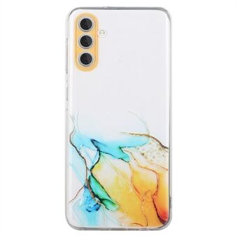 For Samsung Galaxy A14 5G / A14 4G Soft TPU Case Embossing Marble Pattern Protective Cover