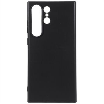 For Samsung Galaxy S23 Ultra Soft TPU Cover Black Matte Anti-scratch Anti-fingerprint Phone Case