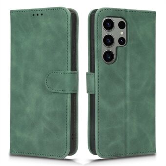 For Samsung Galaxy S23 Ultra Mobile Phone Cover Shell Skin-touch Feeling PU Leather Wallet Phone Stand Case