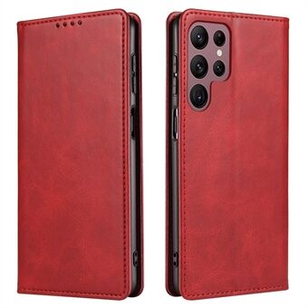 For Samsung Galaxy S23 Ultra PU Leather Wallet Phone Case Stand Business Style Full Protection Cell Phone Cover