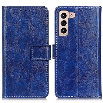 For Samsung Galaxy S23 Retro Crazy Horse Texture Wallet Stand Phone Case PU Leather Full Protection Phone Cover