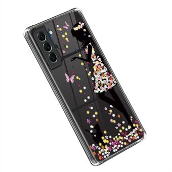 Flexible TPU Case for Samsung Galaxy S23, Stylish Pattern Printing IMD Phone Protective Back Cover