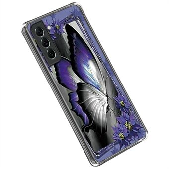 For Samsung Galaxy S23 Stylish IMD Pattern Printing Anti-scratch Case Flexible TPU Drop-proof Cover