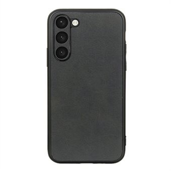 Mobile Phone Case for Samsung Galaxy S23, Cowhide Texture Dustproof Anti-Scratch Hard PC+TPU+PU Leather Phone Cover