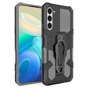 MechWarrior Project for Samsung Galaxy S23 Belt Clip Holster Case TPU + PC Hybrid Rugged Protective Phone Cover with Kickstand