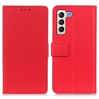 Textured Phone Case for Samsung Galaxy S23, Drop Resistant PU Leather Stand Shell Folio Flip Wallet Cover