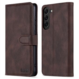 AZNS For Samsung Galaxy S23 PU Leather + TPU Full Protection Case Phone Wallet Stand Cover