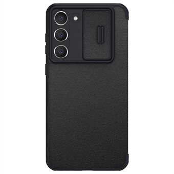 NILLKIN Qin Pro Series Shockproof Phone Case for Samsung Galaxy S23 Slide Lens Protection Phone Cover with Card Slots