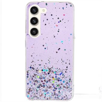 For Samsung Galaxy S23 Starry Sky Sparkle Epoxy Soft TPU Phone Case Protective Back Cover