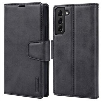 HANMAN Miro2 Series Detachable Wallet Case for Samsung Galaxy S23 PU Leather Removable Inner Magnetic TPU Shell Stand Phone Cover