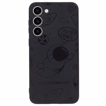 For Samsung Galaxy S23 Precise Cutout TPU Phone Case Space Astronaut Pattern Phone Cover