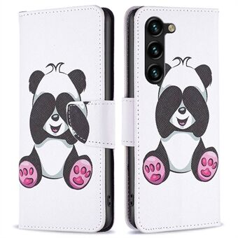 BF Pattern Printing Leather Series-2 for Samsung Galaxy S23+ PU Leather Wallet Case Magnetic Closure Printed Pattern Stand Flip Folio Phone Cover