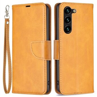 For Samsung Galaxy S23+ BF Leather Series-4 Full Protection Magnetic Clasp Phone Case Stand Flip Leather Wallet Cover with Wrist Strap