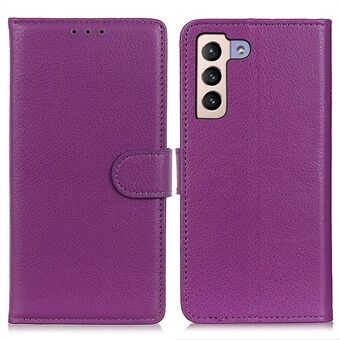 For Samsung Galaxy S23+ Litchi Texture PU Leather Full Protection Shell Phone Stand Wallet Cover