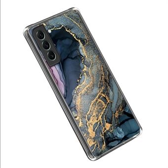 For Samsung Galaxy S23+ IMD Abstract Marble Pattern Printing Case Soft TPU Drop Protection Anti-Fall Phone Cover