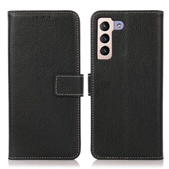 For Samsung Galaxy S23+ Litchi Texture PU Leather Anti-scratch Phone Case Wallet Stand Magnetic Clasp Cover