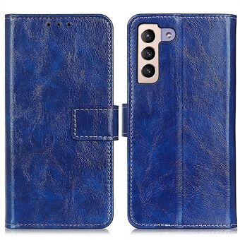 For Samsung Galaxy S23+ Retro Crazy Horse Texture Phone Case PU Leather + TPU Shockproof Flip Folio Cover