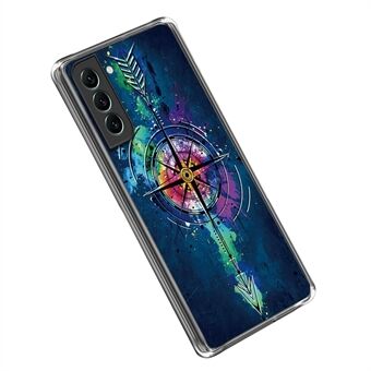 For Samsung Galaxy S23+ Pattern Printing IMD Ultra Slim Phone Case Drop-proof TPU Back Cover