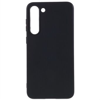 For Samsung Galaxy S23+ Shockproof Flexible TPU Phone Cover Black Matte Drop-Proof Grip Case