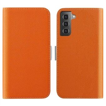 For Samsung Galaxy S23+ Litchi Texture PU Leather Shockproof Case Candy Color Phone Stand Wallet Cover