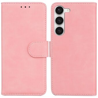 Stand Wallet Phone Case for Samsung Galaxy S23+, PU Leather + TPU Shockproof Smartphone Cover