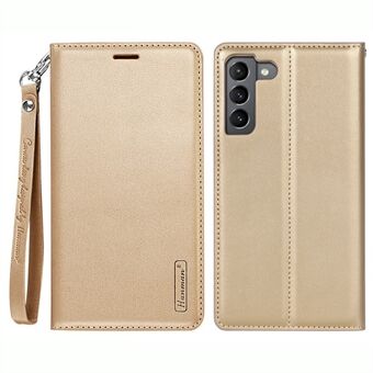 HANMAN Minor Series for Samsung Galaxy S23+ PU Leather Phone Wallet Case Protective Phone Stand Cover