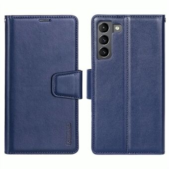 HANMAN Mill Series for Samsung Galaxy S23+ Phone Leather Case Stand Wallet Mobile Phone Cover