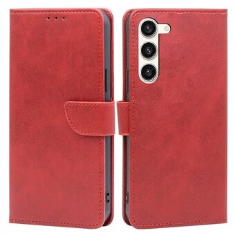 Mobile Phone Cover for Samsung Galaxy S23+ PU Leather Wallet Stand Protective Phone Case