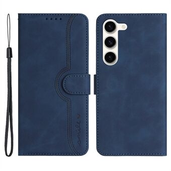 YX003 For Samsung Galaxy S23+ Wallet PU Leather Phone Stand Case Imprinted Pattern Cover