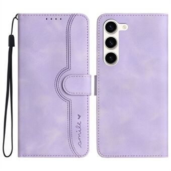 YX003 For Samsung Galaxy S23+ Imprinted Leather Cover Phone Wallet Case with Stand