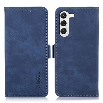 ABEEL For Samsung Galaxy S23+ Scratch Proof Phone Wallet Cover Retro Texture PU Leather Stand Case