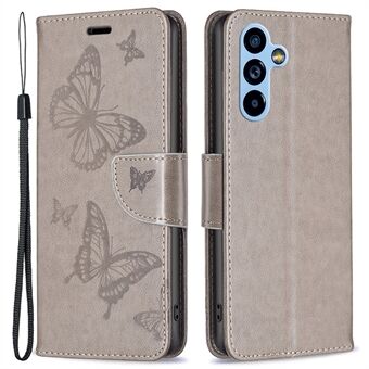 BF Imprinting Pattern Series-4 for Samsung Galaxy A54 5G PU Leather Imprinted Butterflies Stand Case Anti-drop Phone Wallet Cover