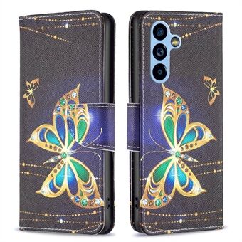 BF Pattern Printing Leather Series-2 for Samsung Galaxy A54 5G Well-protected Magnetic Flip Case PU Leather Stand Feature Wallet Printed Pattern Phone Cover