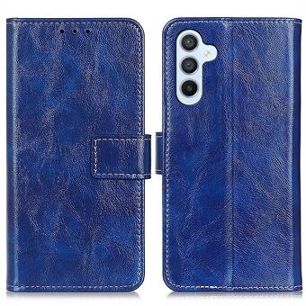 Retro Crazy Horse Texture Phone Cover For Samsung Galaxy A54 5G, Anti-scratch Phone Case Wallet Stand PU Leather Shell