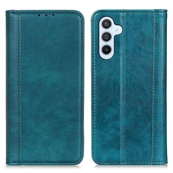 For Samsung Galaxy A54 5G Litchi Texture Split Leather Stand Case Wallet Magnetic Auto-absorbed Inner TPU Cover