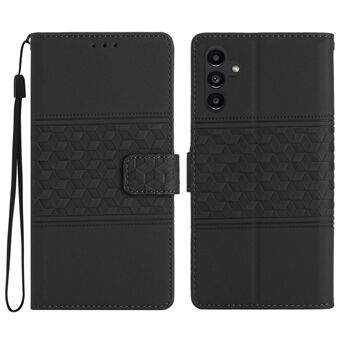 PU Leather Case for Samsung Galaxy A54 5G, Retro Imprinted Pattern Stand Wallet Skin-touch Feeling Anti-scratch Phone Cover