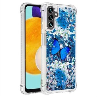 YB Quicksand Series-2 Phone Case for Samsung Galaxy A54 5G Anti-Drop Glittery Soft TPU Case Pattern Printed Shockproof Cover