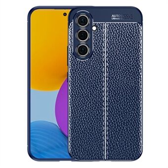 Soft TPU Case for Samsung Galaxy A54 5G, Litchi Texture Anti-scratch Protective Phone Cover