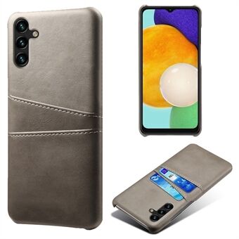 Phone Cover with Dual Card Slots For Samsung Galaxy A54 5G, Drop-proof PU Leather Coated Hard PC Scratch-resistant Phone Case