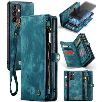 CASEME 008 Series for Samsung Galaxy A54 5G PU Leather Zipper Pocket Case Detachable Phone Stand Wallet Cover