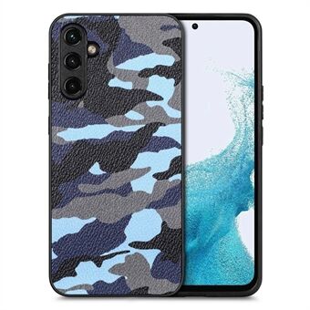 For Samsung Galaxy A54 5G Camouflage Pattern Phone Cover PU Leather+PC+TPU Anti-drop Case