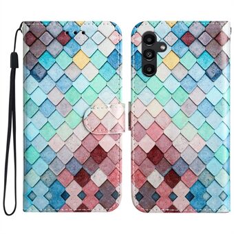 For Samsung Galaxy A54 5G PU Leather Flip Case Wallet Stand Feature Pattern Printing Phone Cover