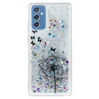 For Samsung Galaxy A54 5G Liquid Quicksand Phone Case Embossment Pattern TPU Cover