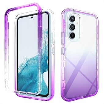 For Samsung Galaxy A54 5G Protective Case Gradient Color Anti-Drop Phone Case TPU PC Clear Phone Cover