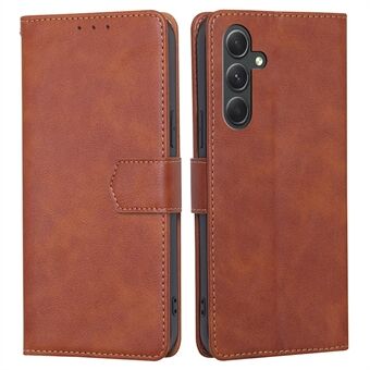 For Samsung Galaxy A54 5G Anti-Scratch Cowhide Texture Wallet Phone Case Leather RFID Blocking Stand Phone Cover