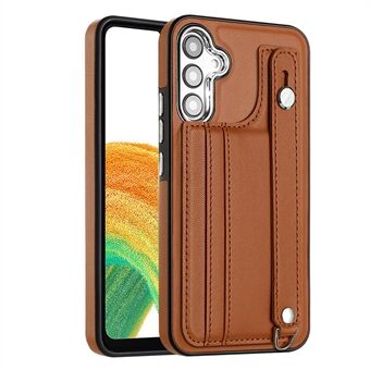 Kickstand Case for Samsung Galaxy A54 5G Phone Shell YB Leather Coating Series-5 Card Holder TPU Cover